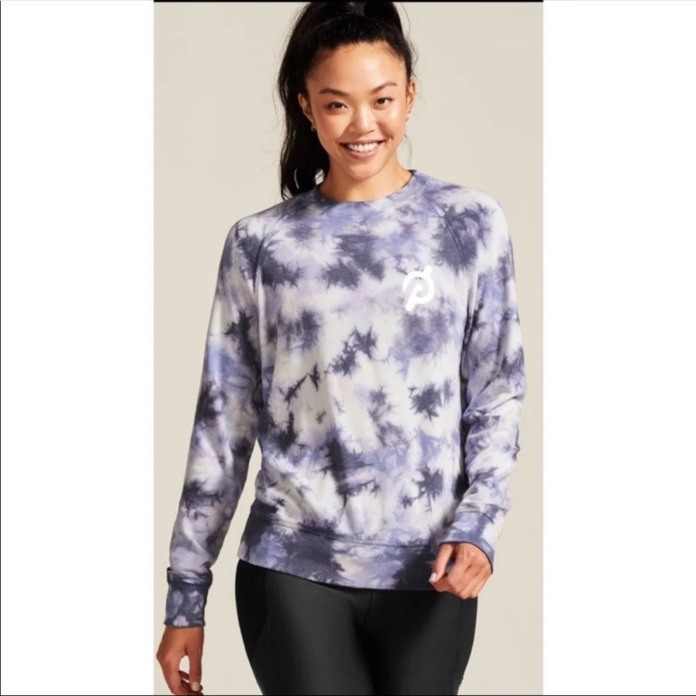 Peloton SG  tie dye sweatshirt with flaws - Picture 2 of 11